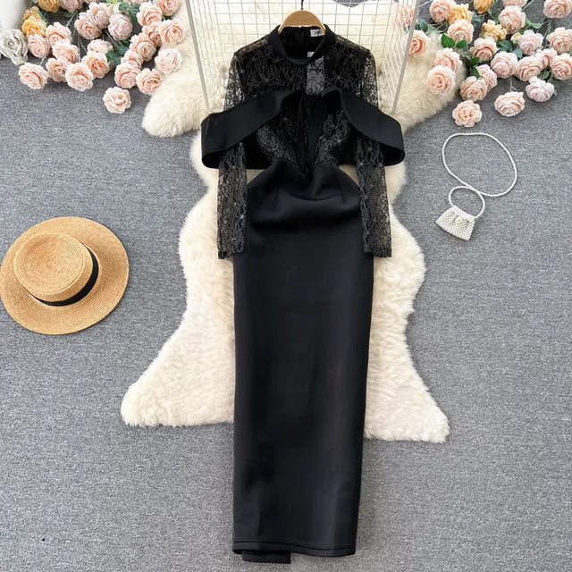 Vestido largo elegante para mujer