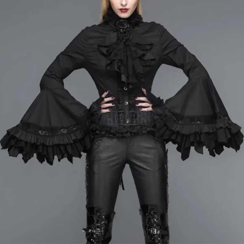 Blusa gótica de mujer