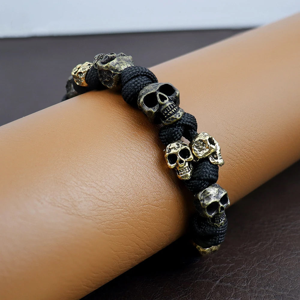 Pulsera de calavera para hombre