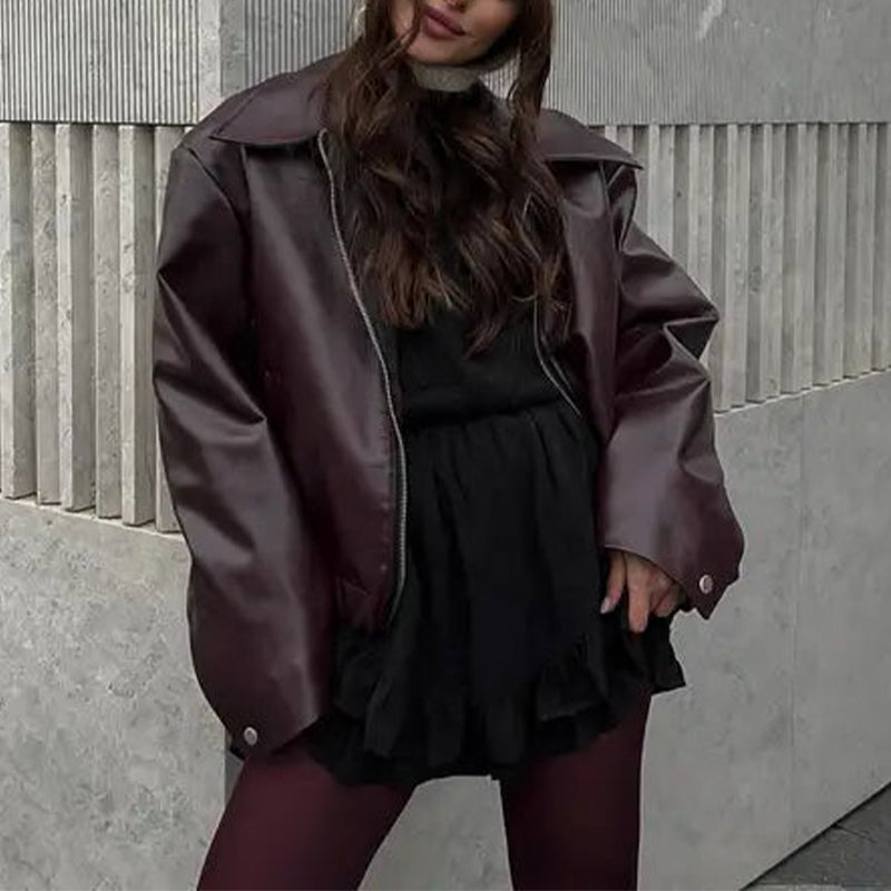 Women's Burgundy Jacket