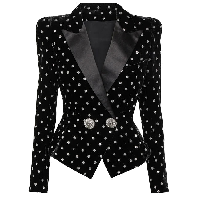 Women's Velvet Blazer