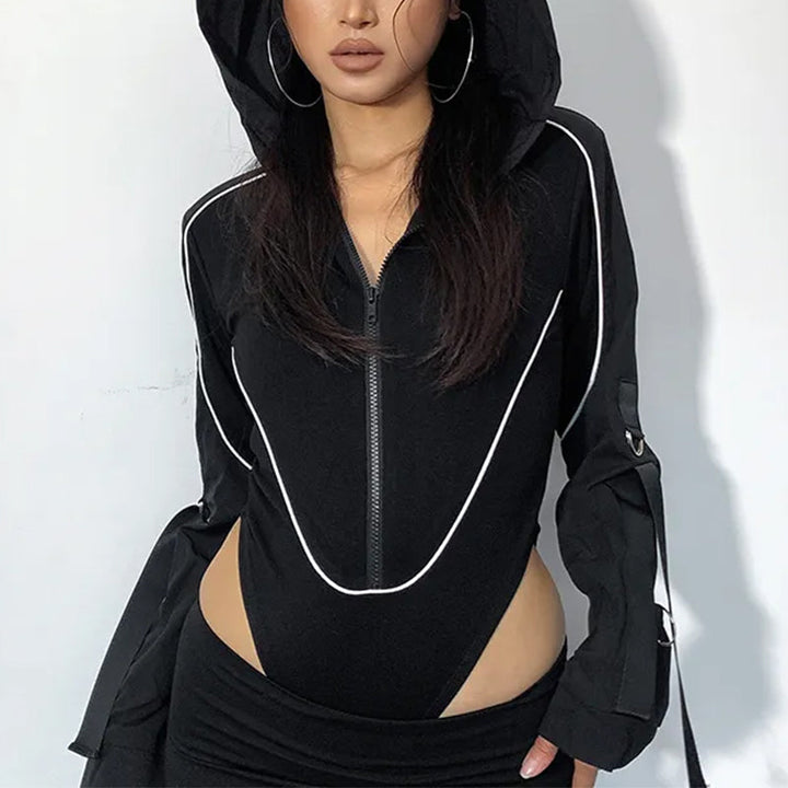 Women's Hooded Bodysuit