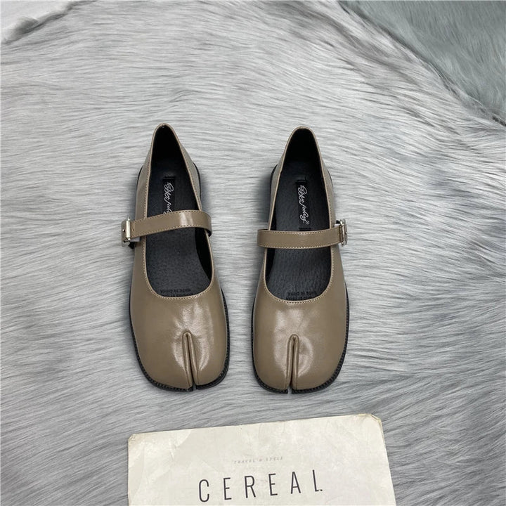 Zapatos planos retro para mujer