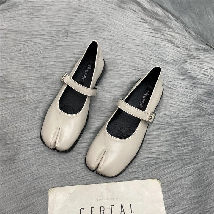 Zapatos planos retro para mujer
