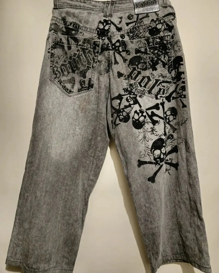 Women's Skull Jeans