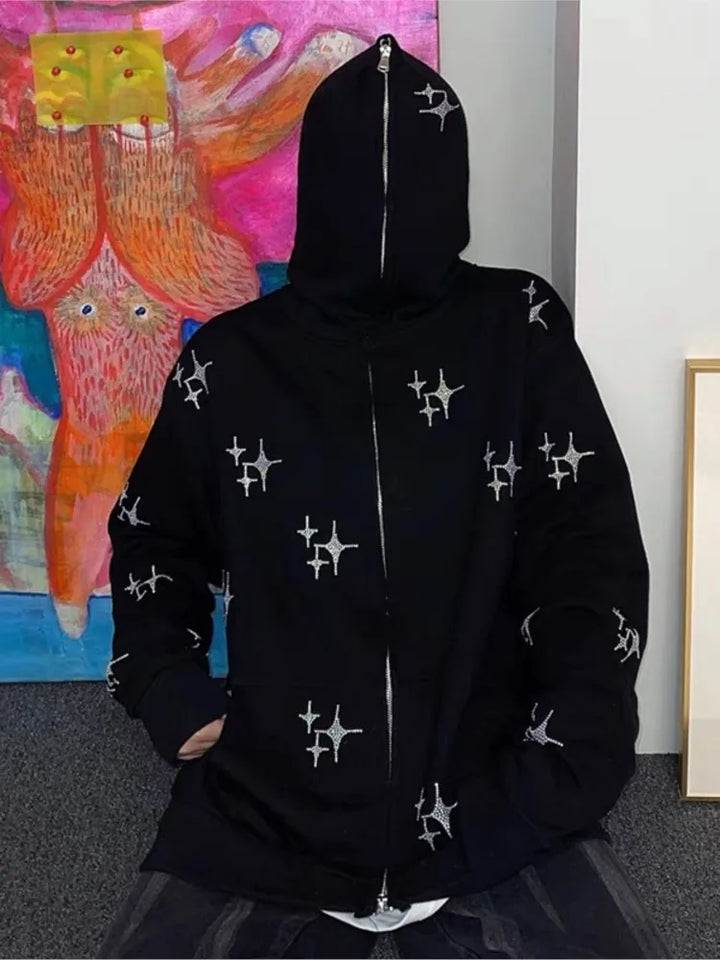 Sudadera informal con capucha para mujer