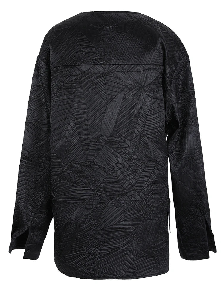 Women's Long Sleeve Blouse Black