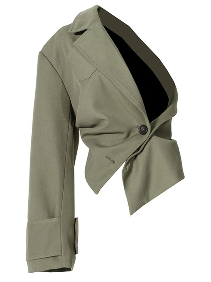 Women's Loose Trench Coat Green