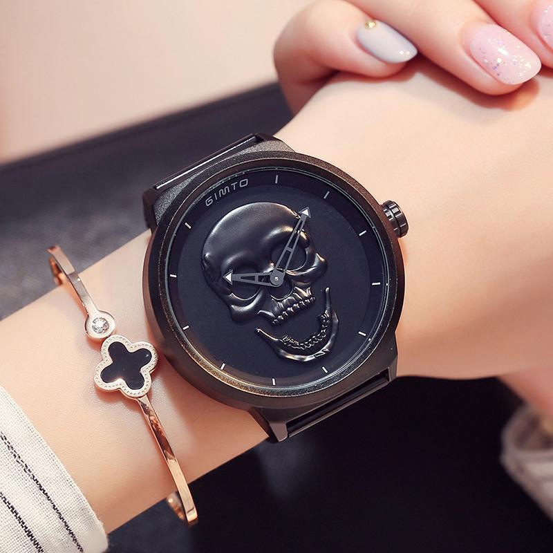 Unisex 3d Skull Watch