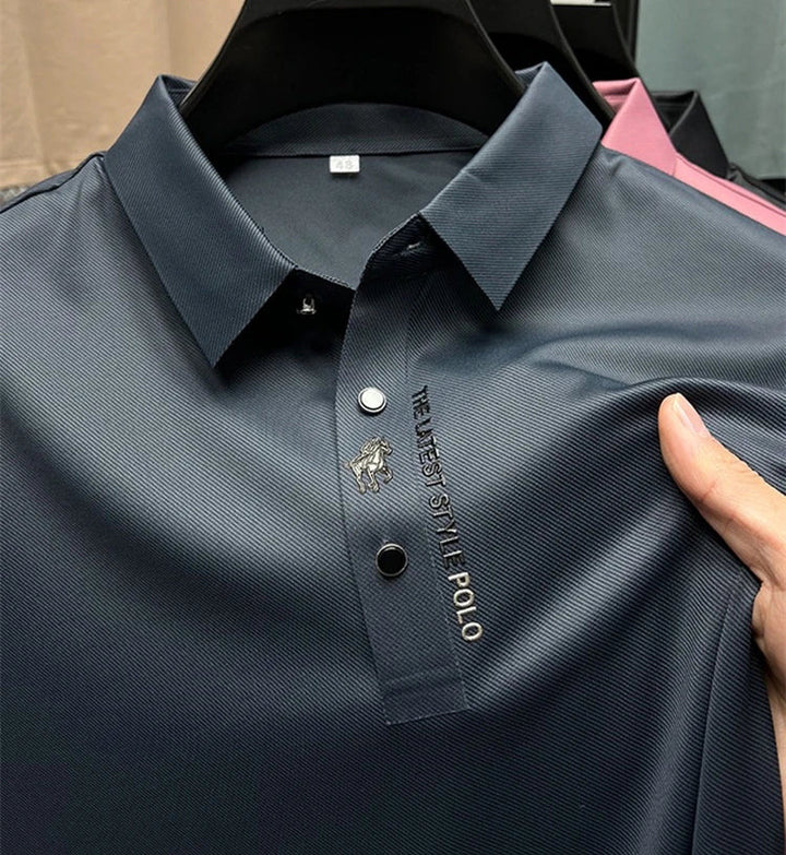 Apollo Classical Muscle Fit Wrinkle-Free Polo Shirt