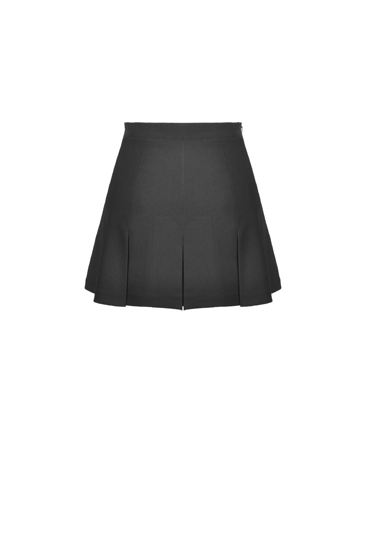 Buckled Chain Mini Skirt