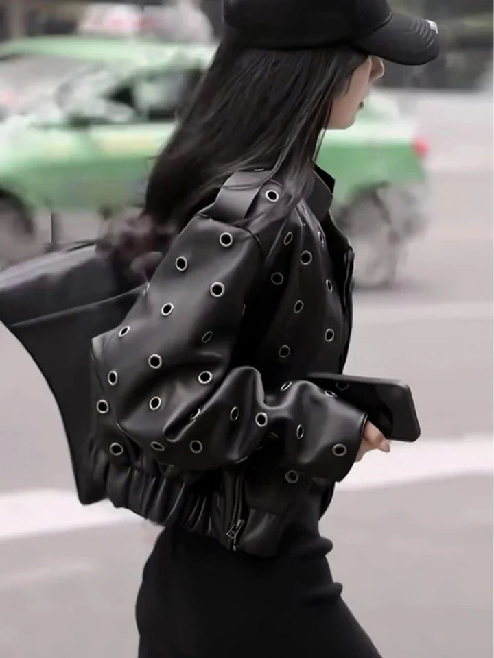 Women's Moto Leather Jacket