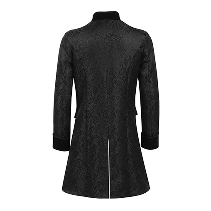 Frac gótico negro para hombre