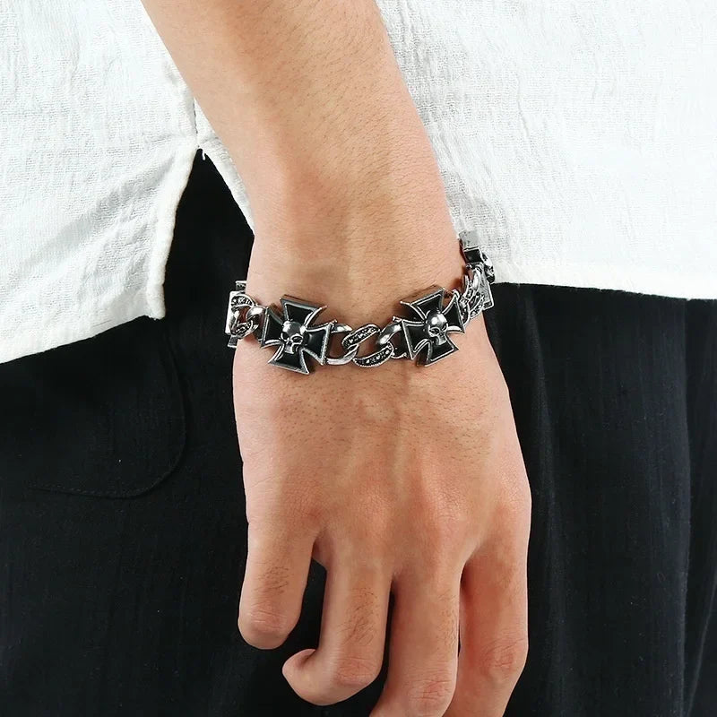 Men's Skull Bracelet