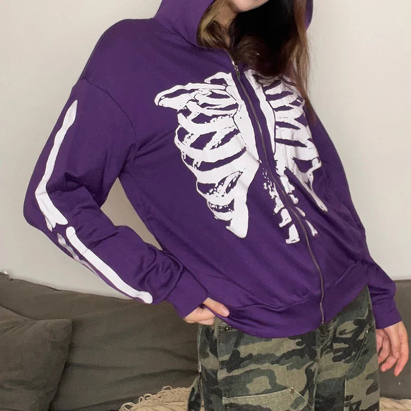 Women's Gothic Sweatshirt Purple