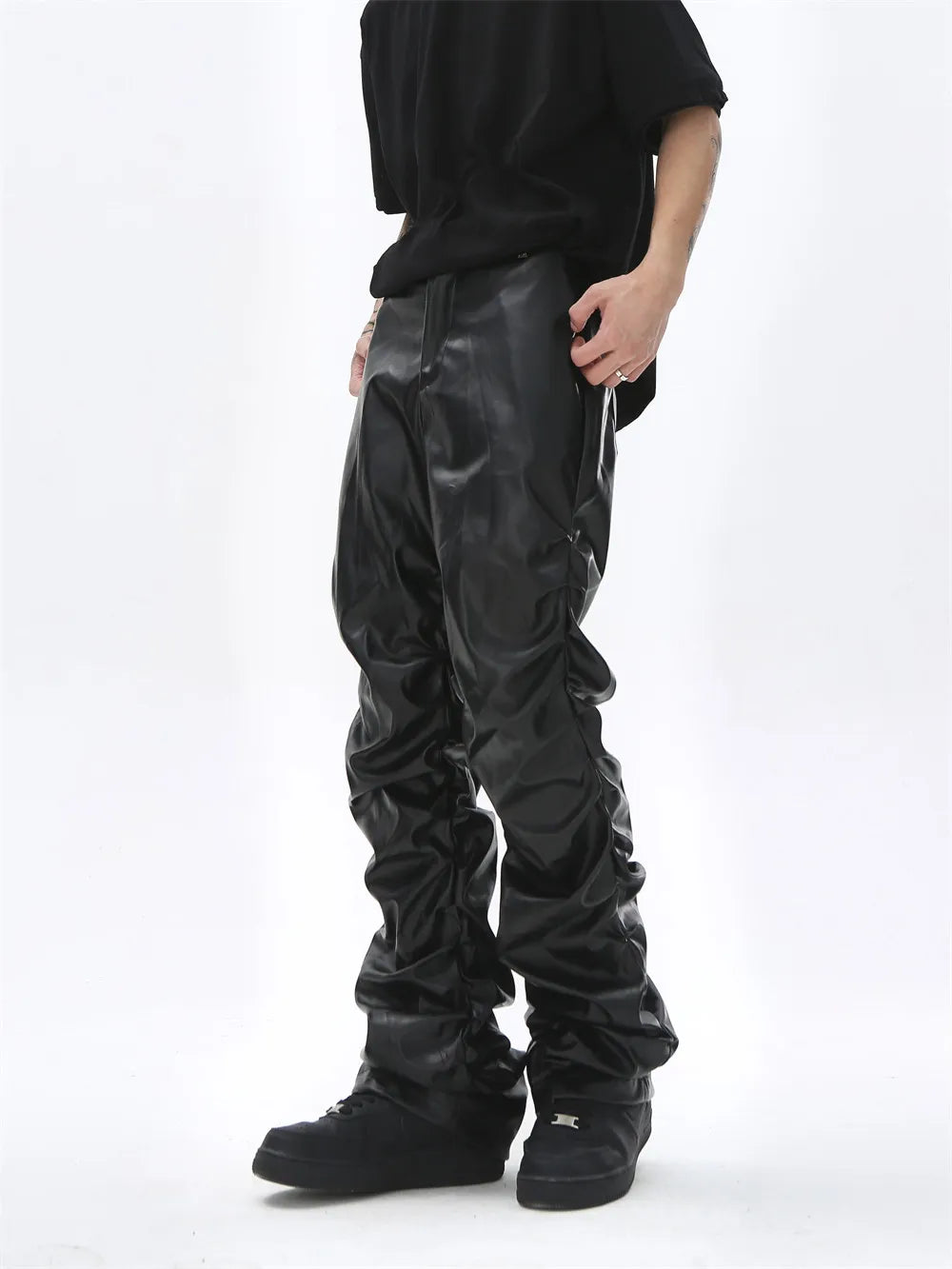 Faux Leather Pants