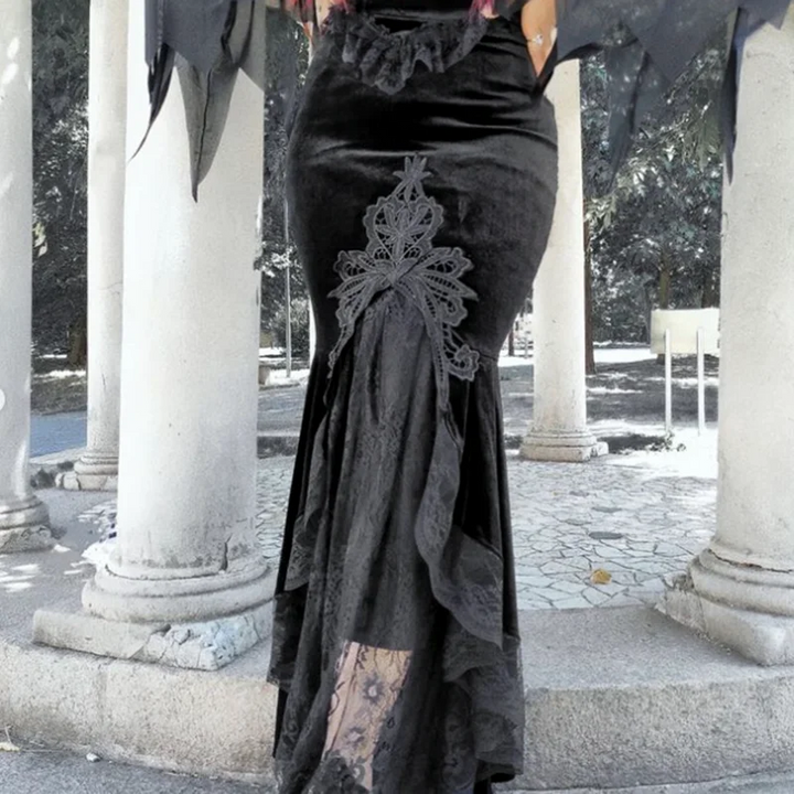 Gothic Velvet Skirt