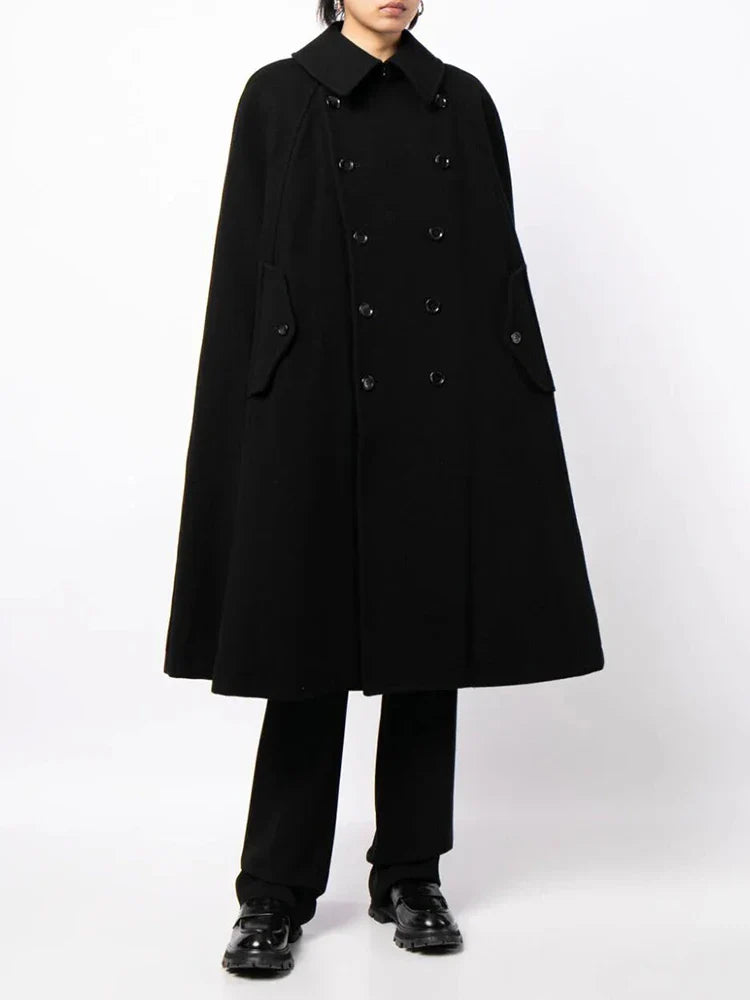 Women's Winter Cape Black