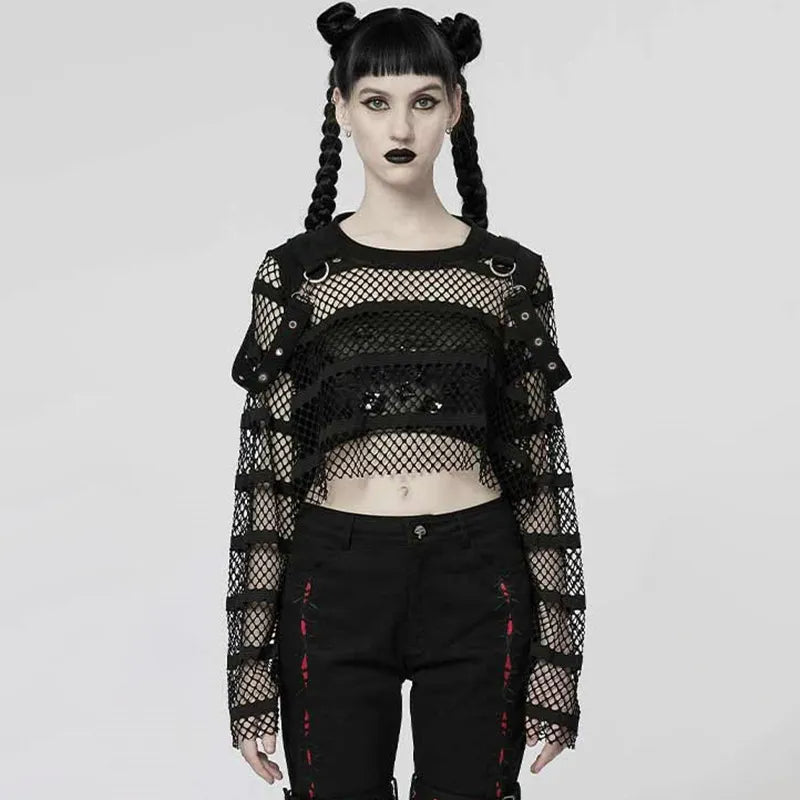 Women's Gothic Crop Top