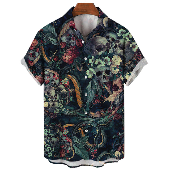 Hawaiian Skull T-Shirt