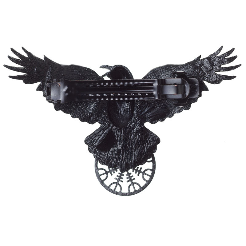 Gothic Crow Hair Clip