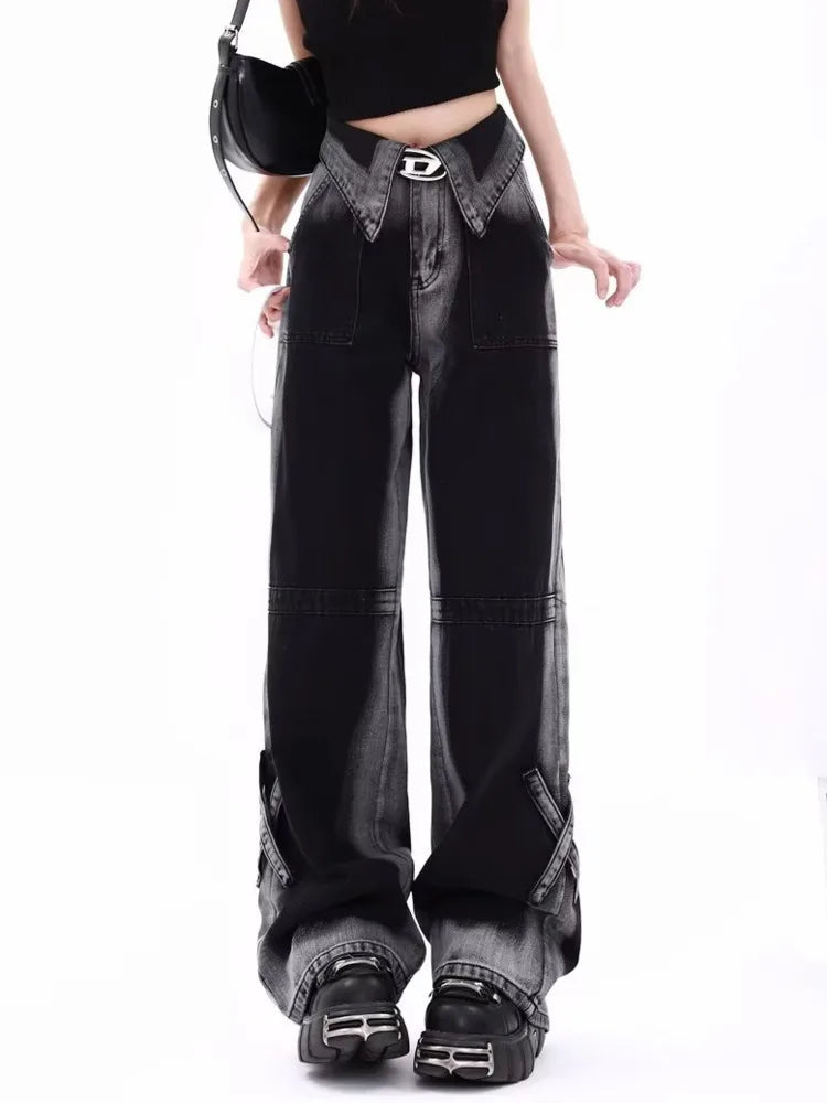Pantalones holgados de mujer