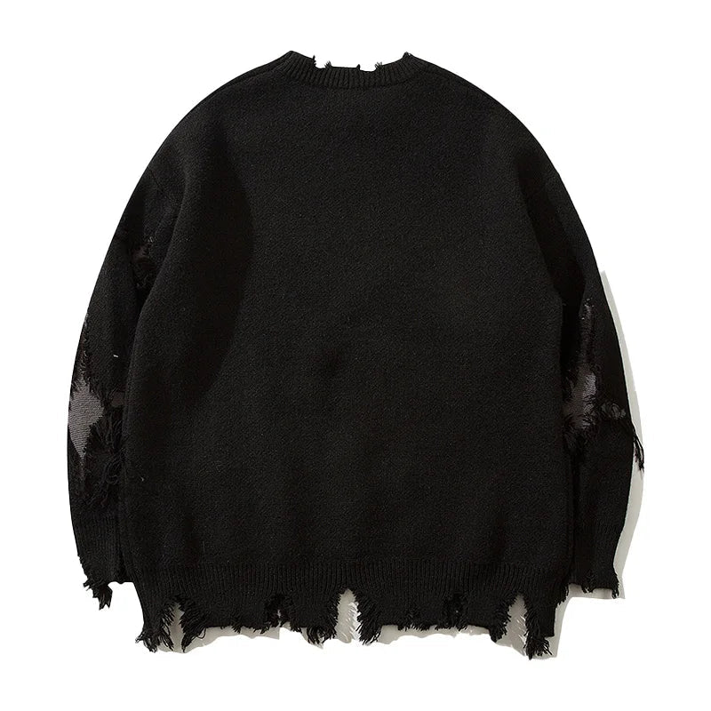 Women's Skull Jumper Black