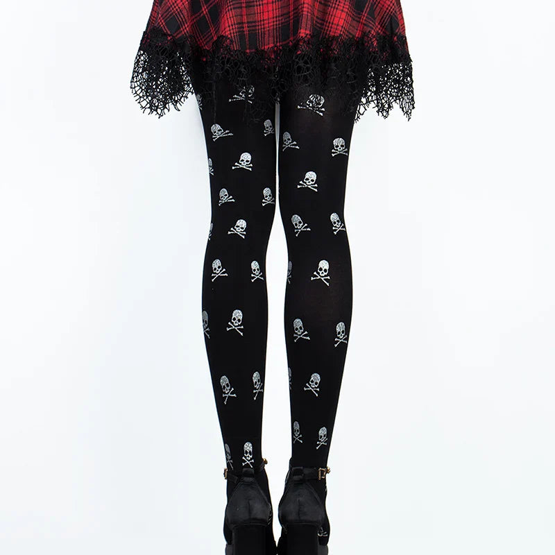 Women's Skull Tights