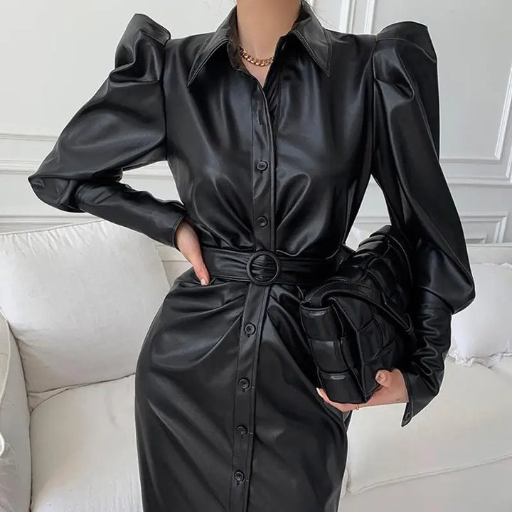 Women's Leather Dress