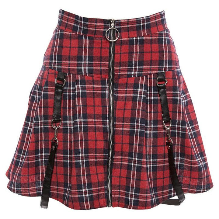 Casual Plaid Skirt
