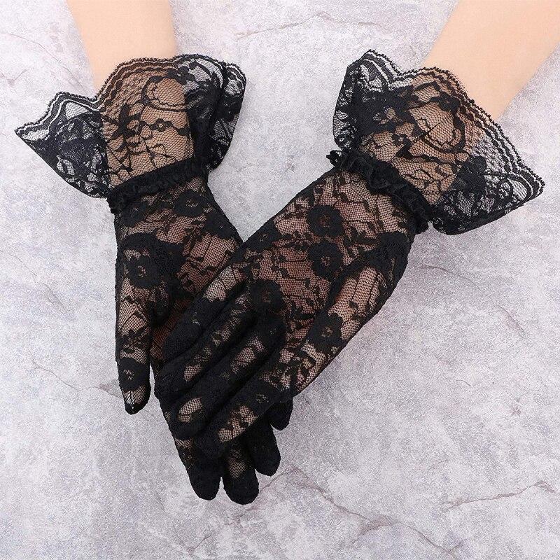 Floral Pattern Gloves