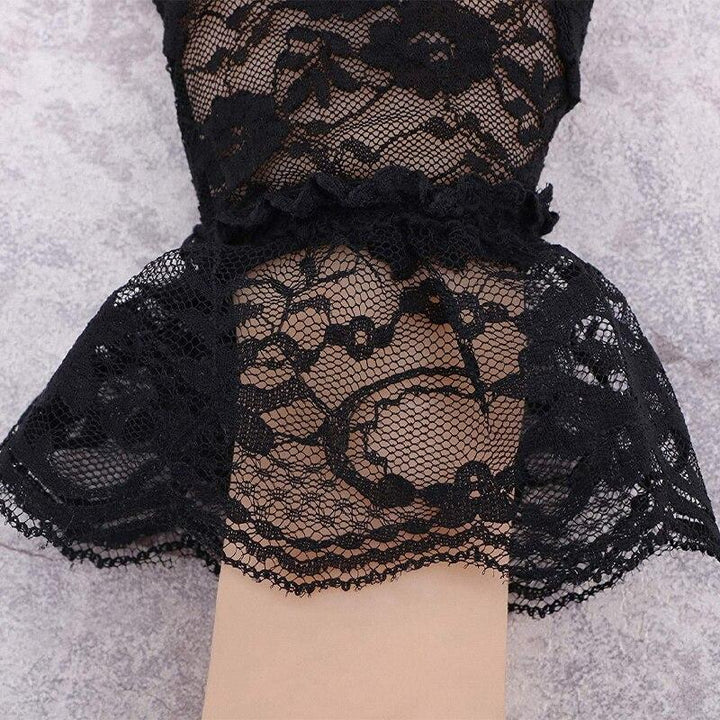 Floral Pattern Gloves