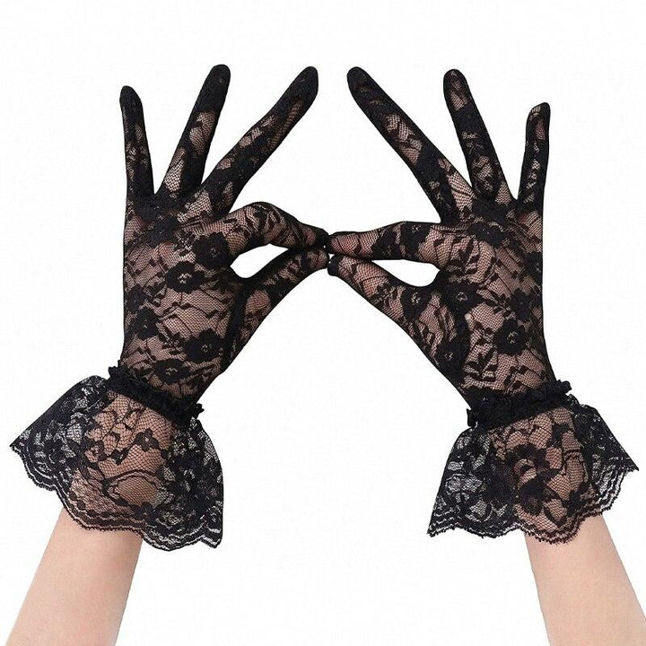 Floral Pattern Gloves