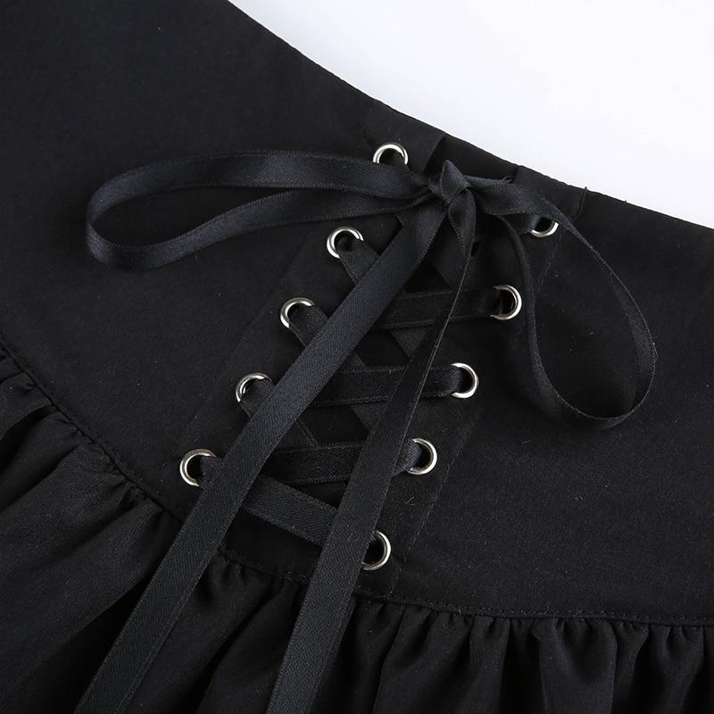 Goth Pleated Skirt