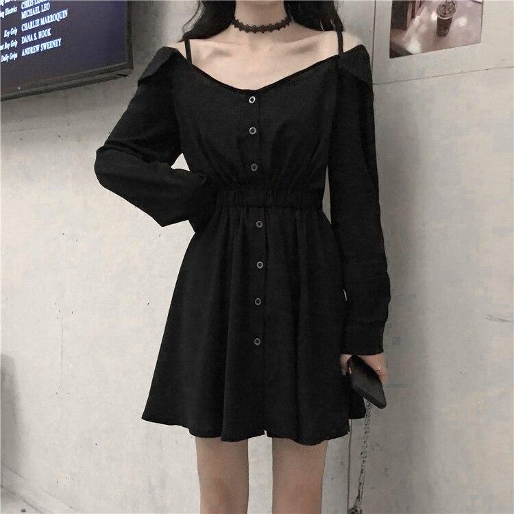Long Sleeve Collar Dress