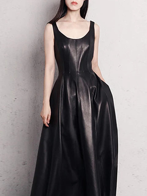 Women's Leather Dress