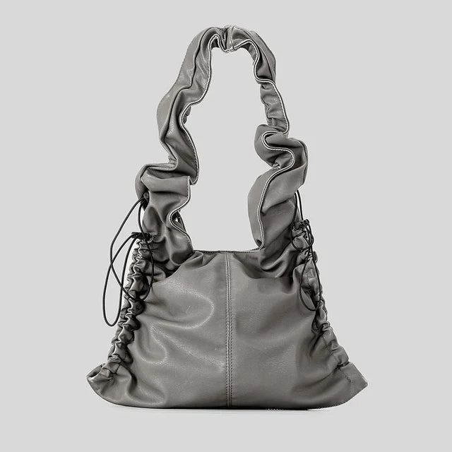 Women's Leather Vintage Bag Black