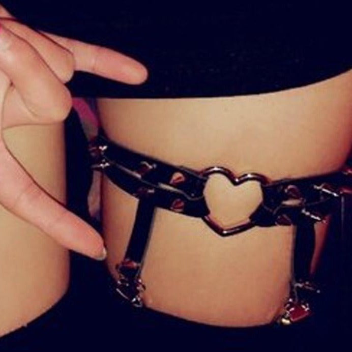 Punk Heart Garter