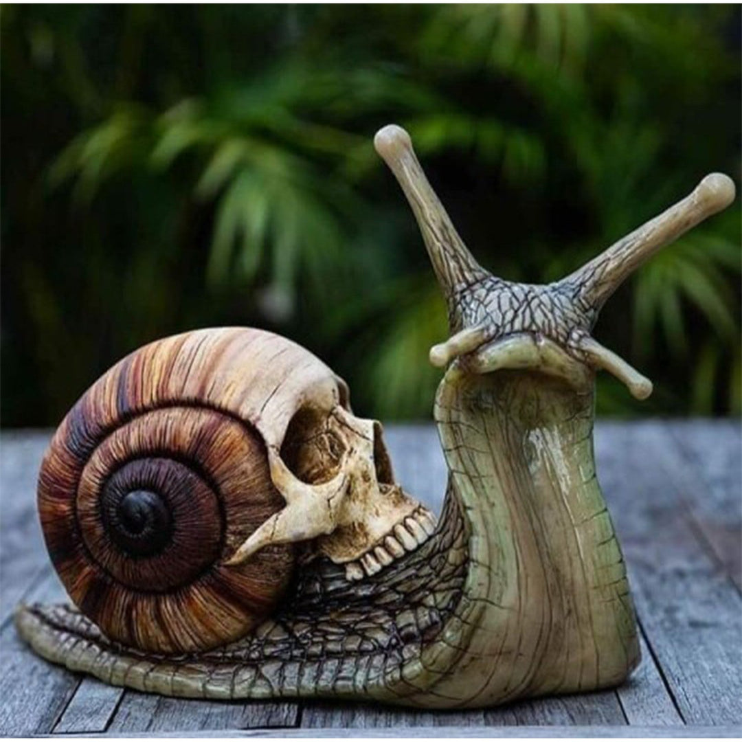 Snail & Skull Ornament