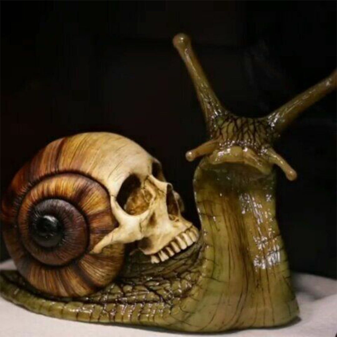 Snail & Skull Ornament