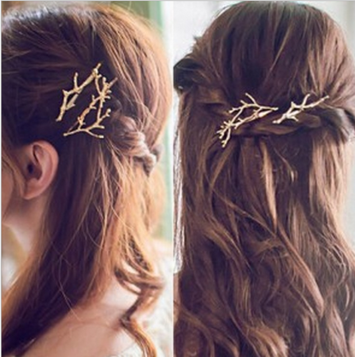 Tree Branch Hair Clips