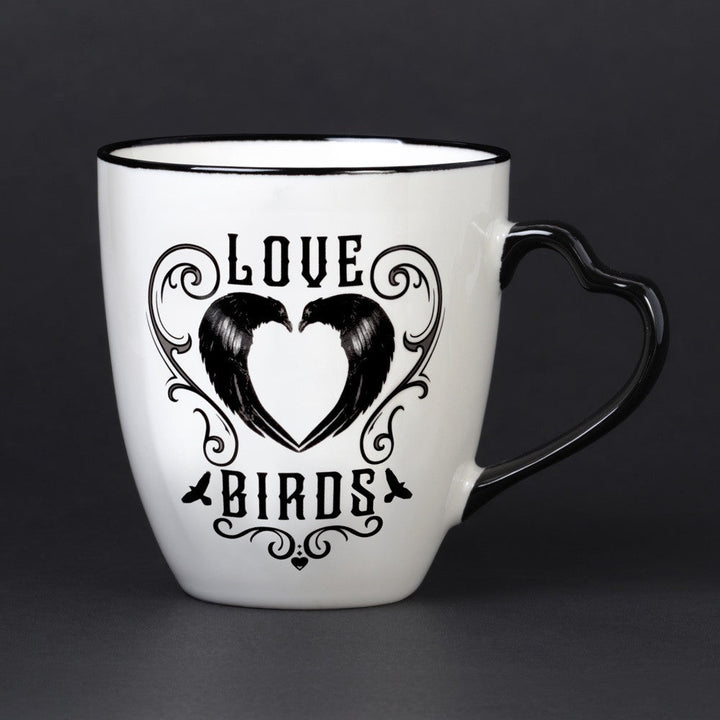 Raven Love Birds Mug Set