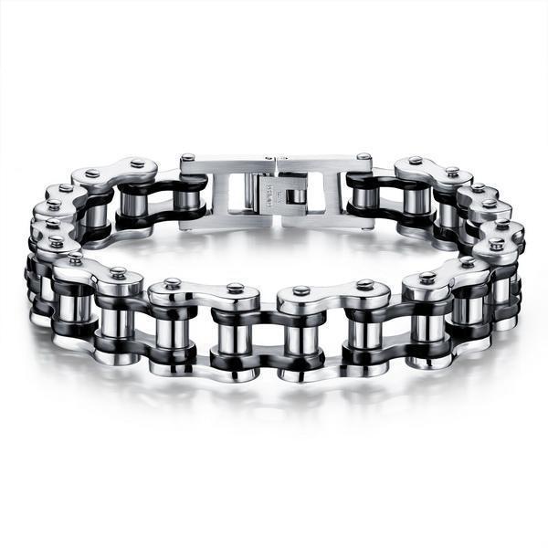 Pulsera de huesos de acero inoxidable