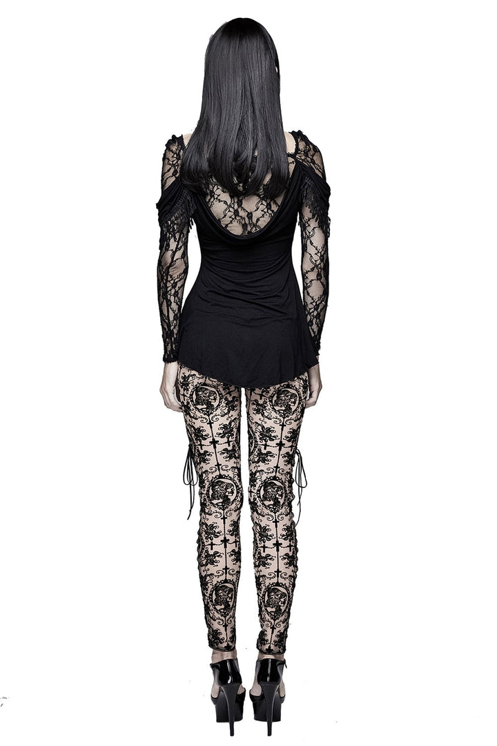 The Lace Cameo Leggings