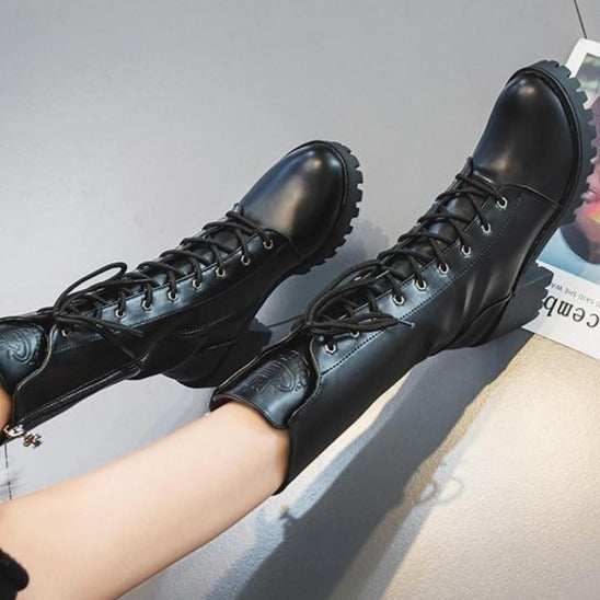 Military Madam Boots