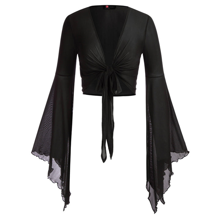 Gothic Tie-Hem Top