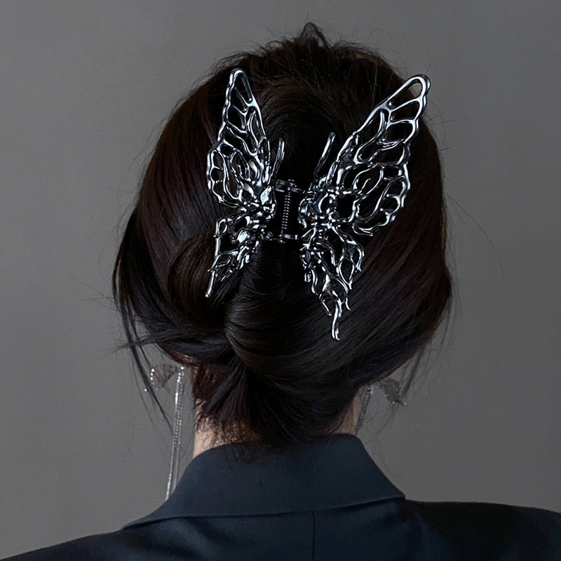 Gothic Butterfly Hair Clip