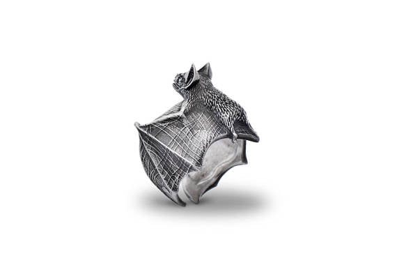 Anillo de murciélago unisex