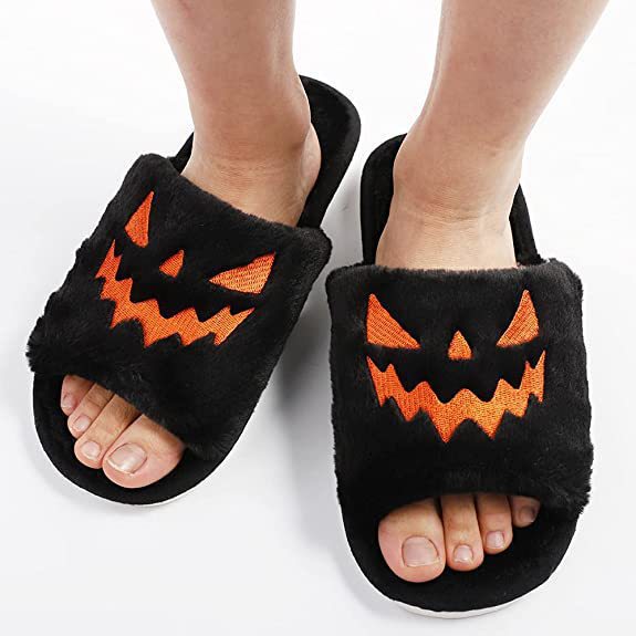 Jack O' Lantern Slippers