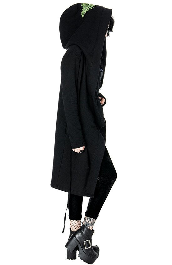 Sudadera con capucha de helecho de bruja del bosque